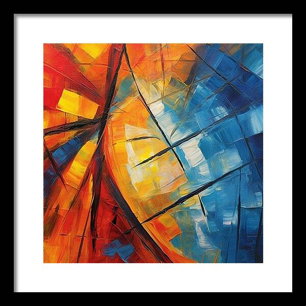 Color Burst - Framed Print