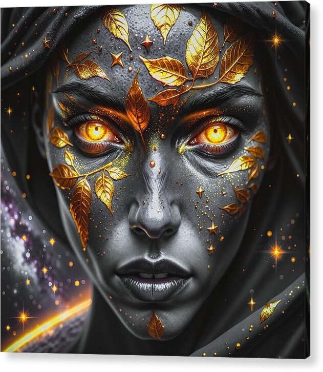Cosmic Divinity Dark - Acrylic Print