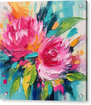 Switch Crimson Bloom Symphony - Acrylic Print 2 image