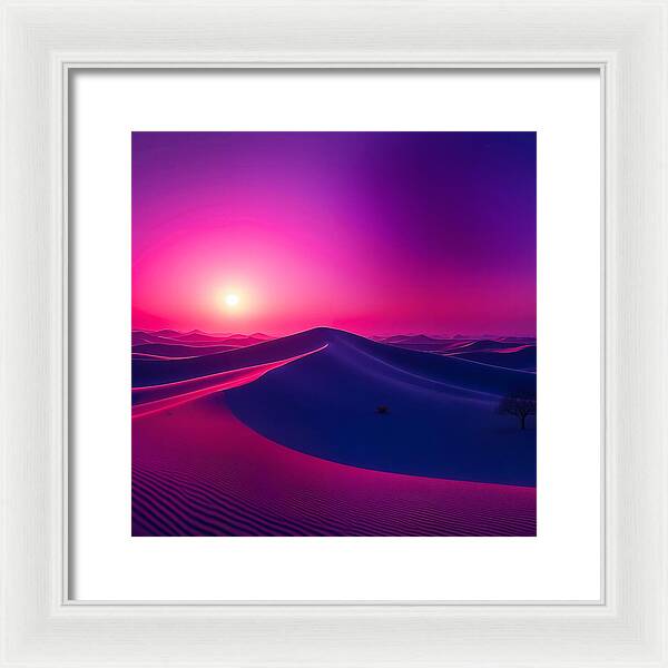 Crimson Mirage - Framed Print