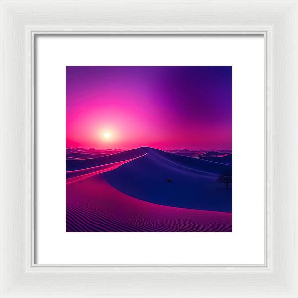 Crimson Mirage - Framed Print