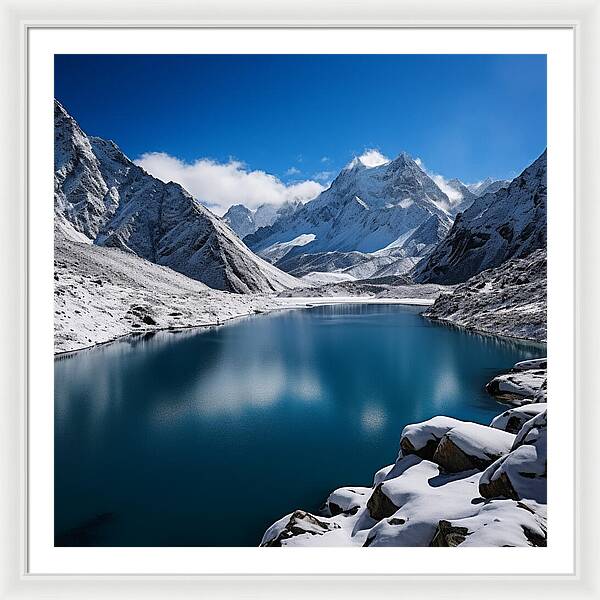 Crystal Lake Majesty - Framed Print