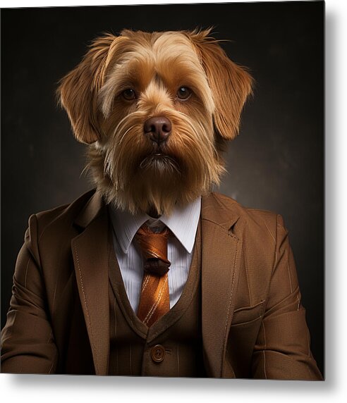 Dapper Paws - Metal Print