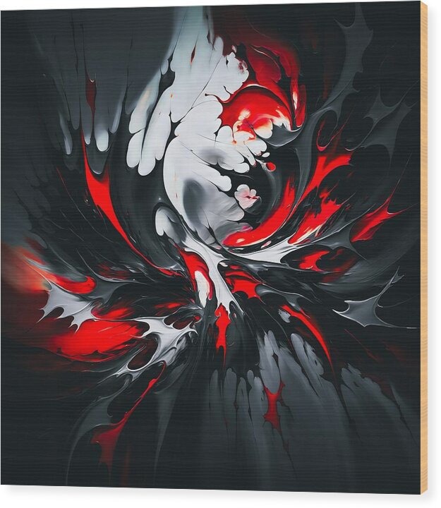 Dark Pulse - Wood Print