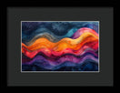 Switch Deep Color Waves - Framed Print 2 image