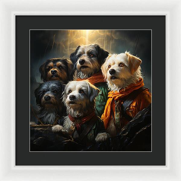 Dogs Watch - Framed Print