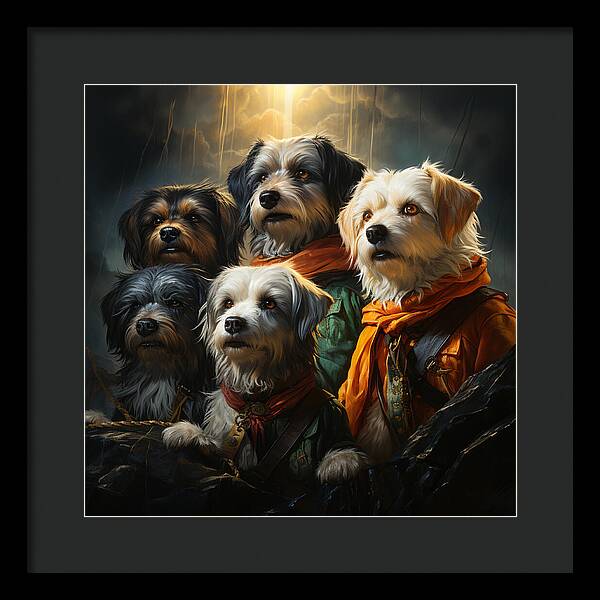 Dogs Watch - Framed Print