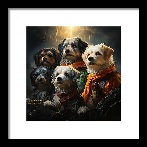 Dogs Watch - Framed Print