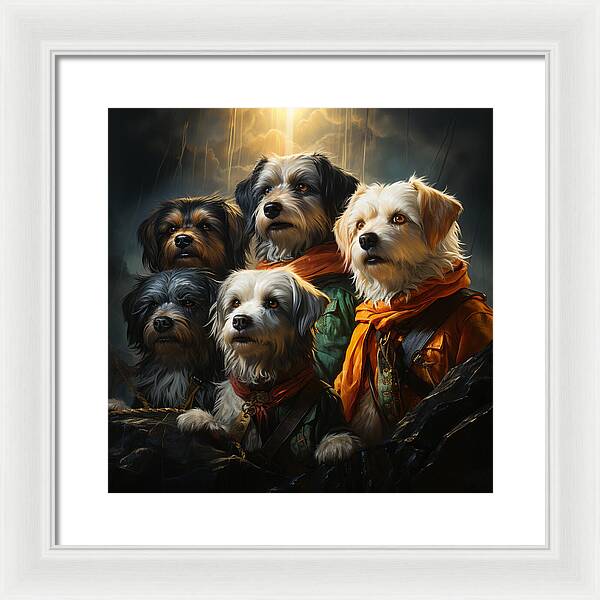 Dogs Watch - Framed Print