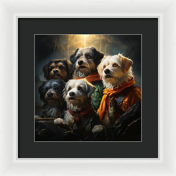 Dogs Watch - Framed Print