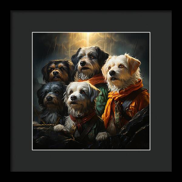 Dogs Watch - Framed Print