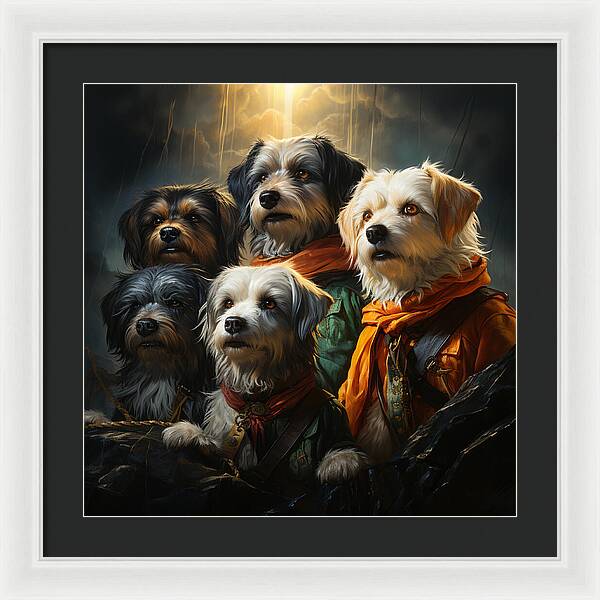 Dogs Watch - Framed Print