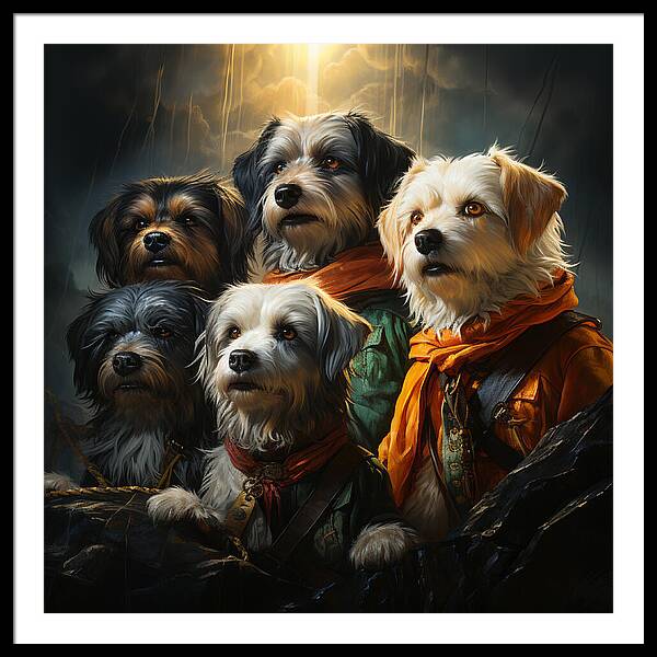 Dogs Watch - Framed Print