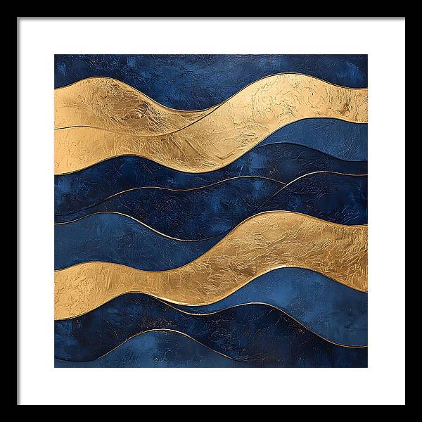 Ebb and Gold - Framed Print
