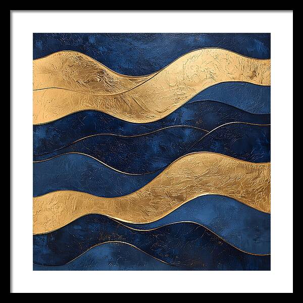 Ebb and Gold - Framed Print