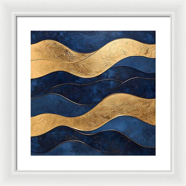 Ebb and Gold - Framed Print