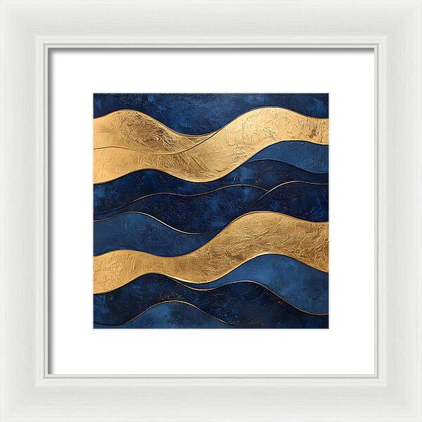 Ebb and Gold - Framed Print