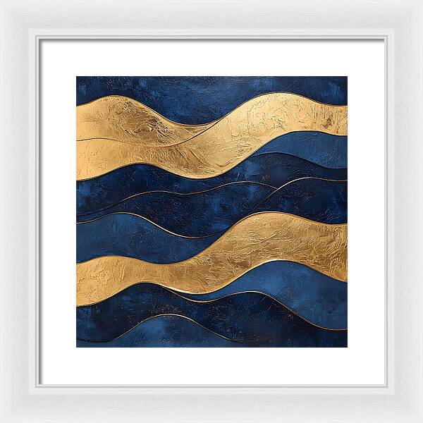 Ebb and Gold - Framed Print