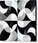 Switch Echoes in Grayscale - Canvas Print 2 image