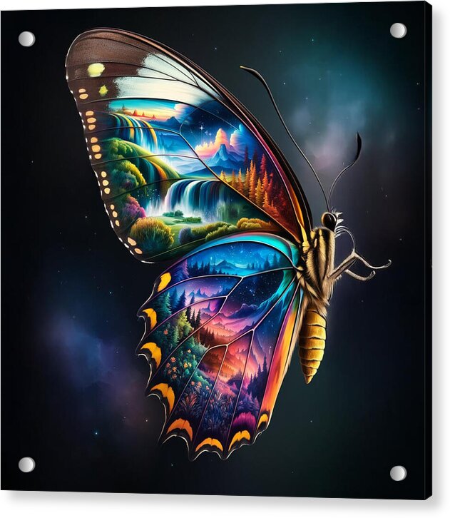 Eden in Flight - Acrylic Print