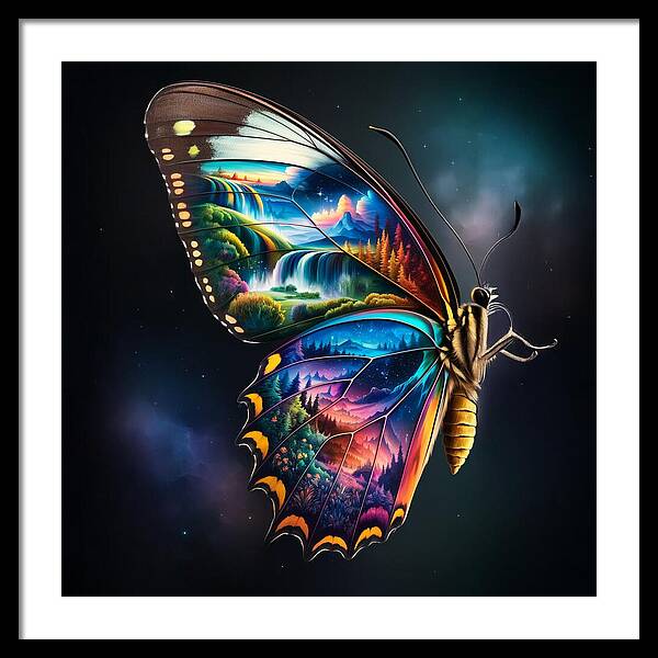 Eden in Flight - Framed Print