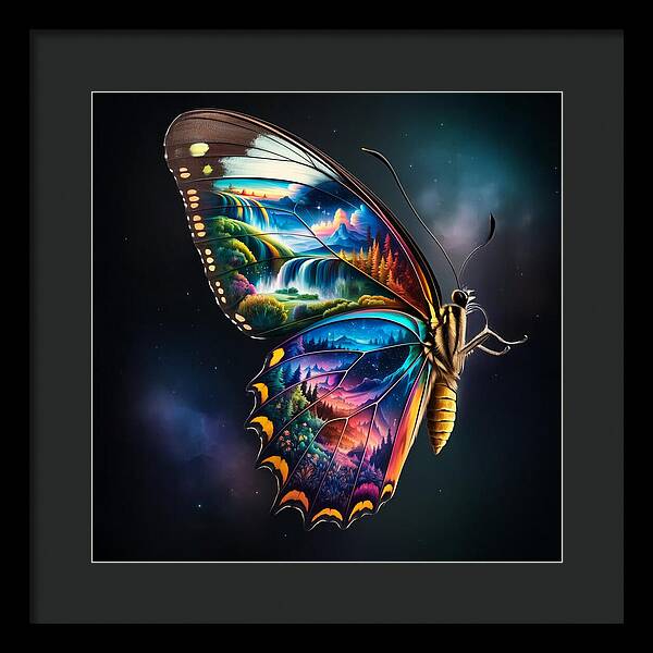 Eden in Flight - Framed Print