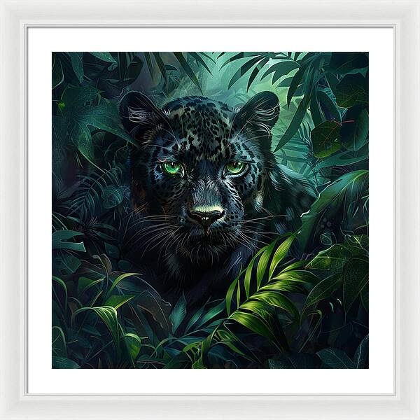 Emerald Shadows - Framed Print