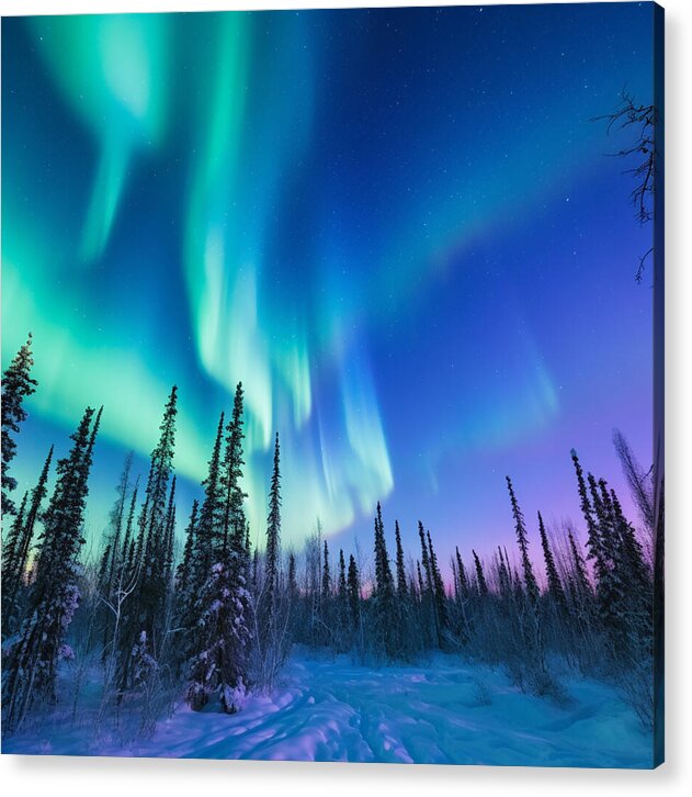 Ethereal Peaks - Acrylic Print