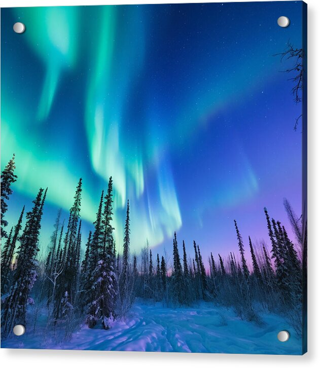 Ethereal Peaks - Acrylic Print