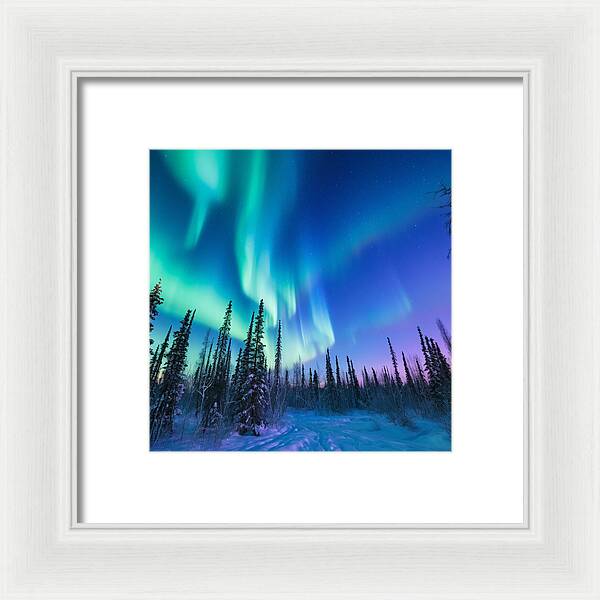 Ethereal Peaks - Framed Print