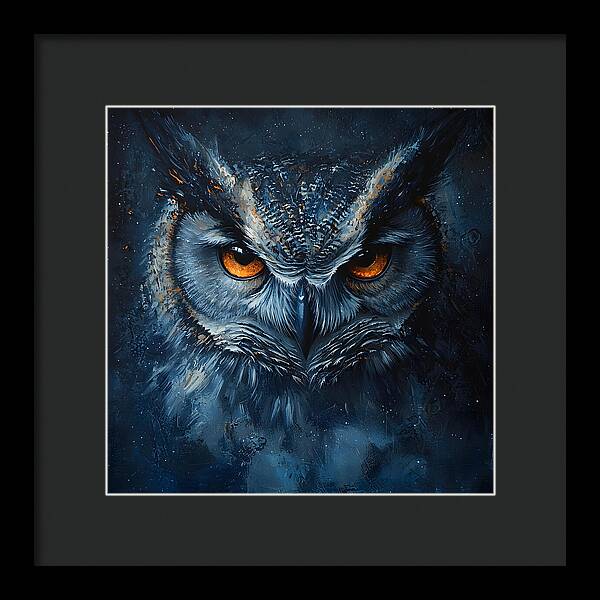 Eyes of the Night - Framed Print