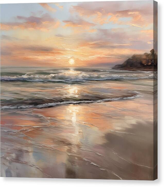 Fading Light, Rising Tide - Canvas Print