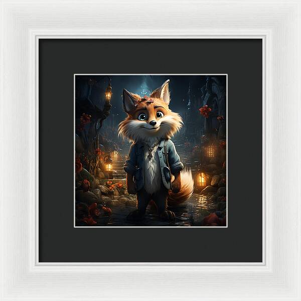 Fantasy Fox Trot - Framed Print