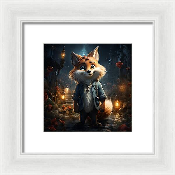 Fantasy Fox Trot - Framed Print