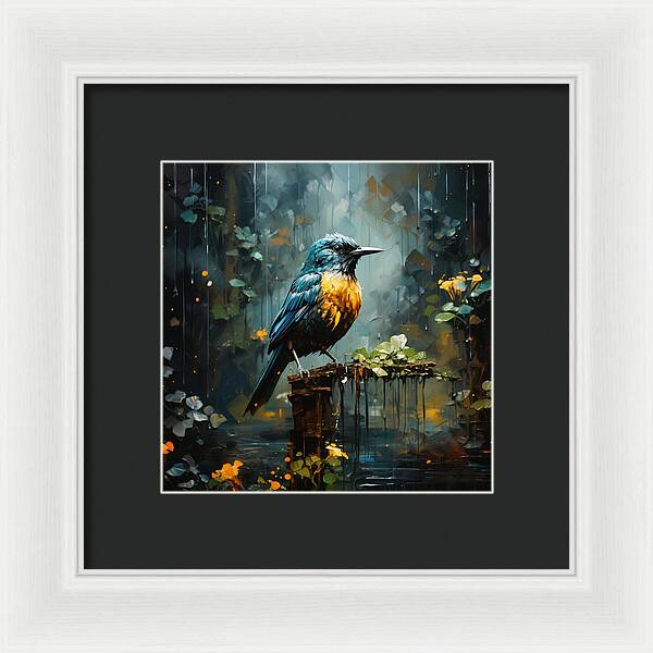 Feathered Elegance - Framed Print