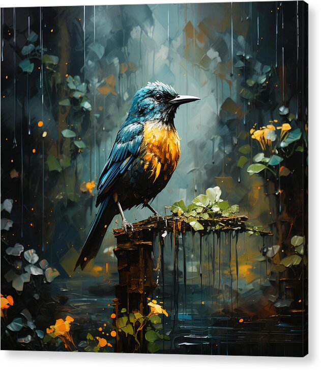 Feathered Elegance - Acrylic Print