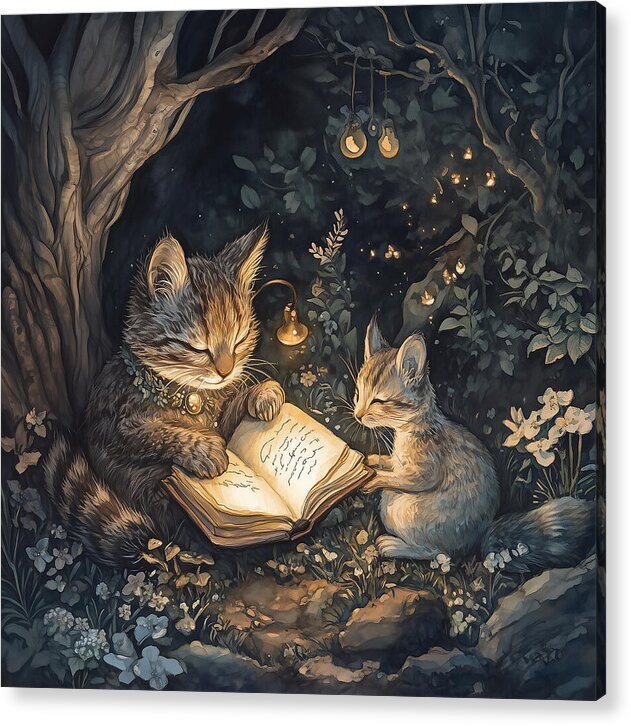 Feline Fables - Acrylic Print