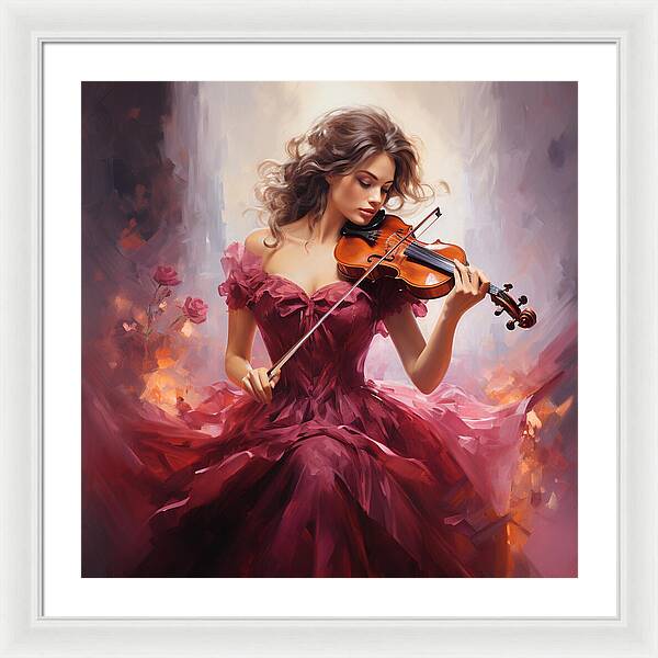 Fiery Sonata - Framed Print