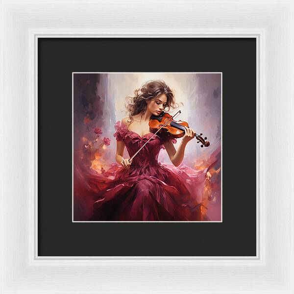 Fiery Sonata - Framed Print