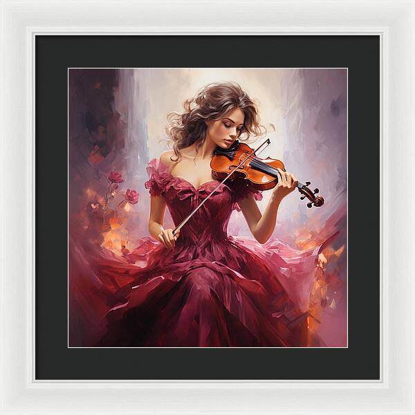 Fiery Sonata - Framed Print