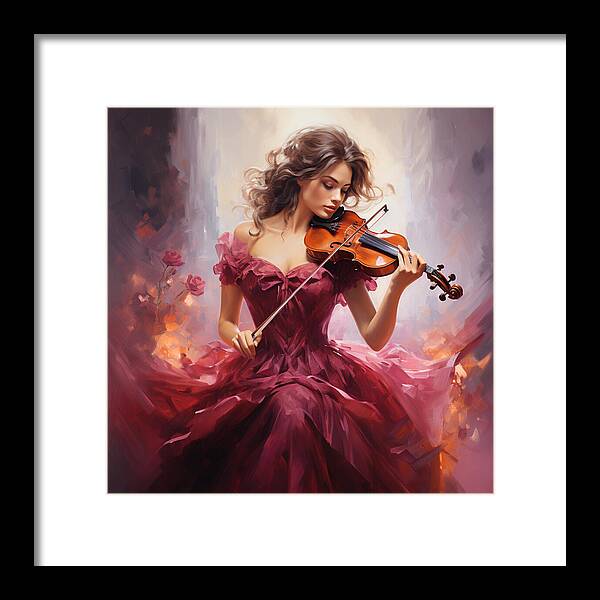 Fiery Sonata - Framed Print