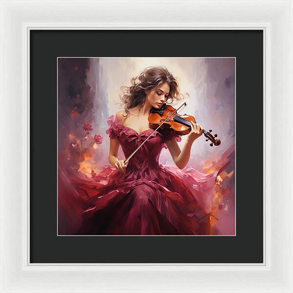 Fiery Sonata - Framed Print