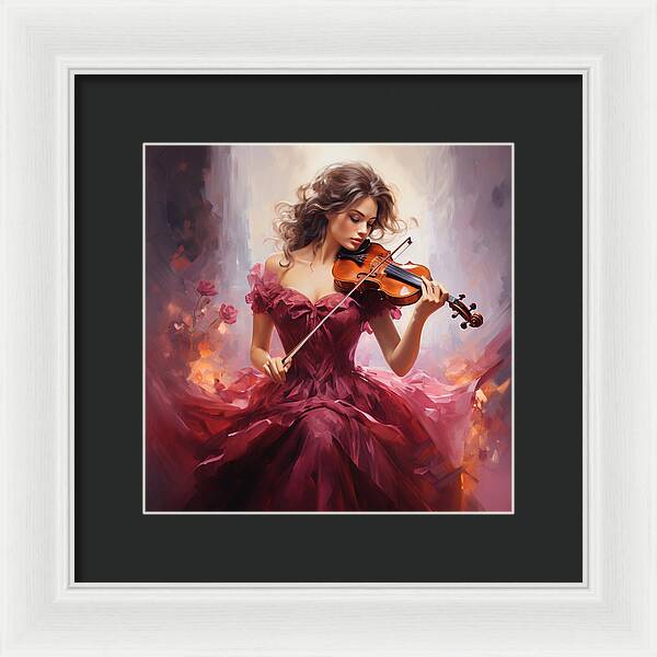 Fiery Sonata - Framed Print