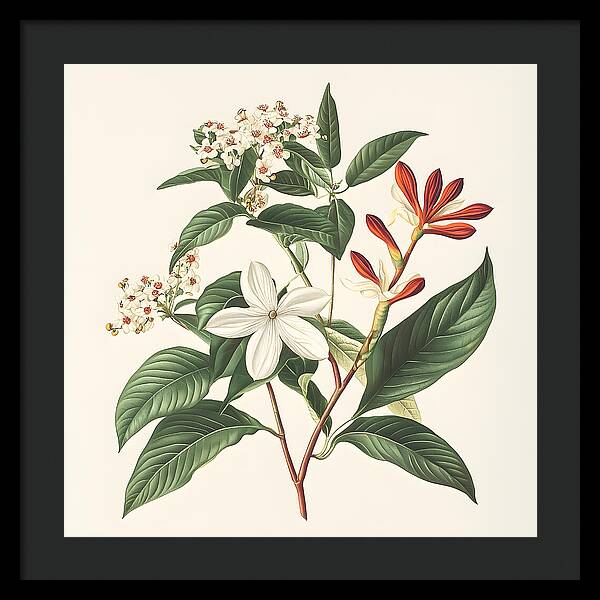Floral Simplicity - Framed Print