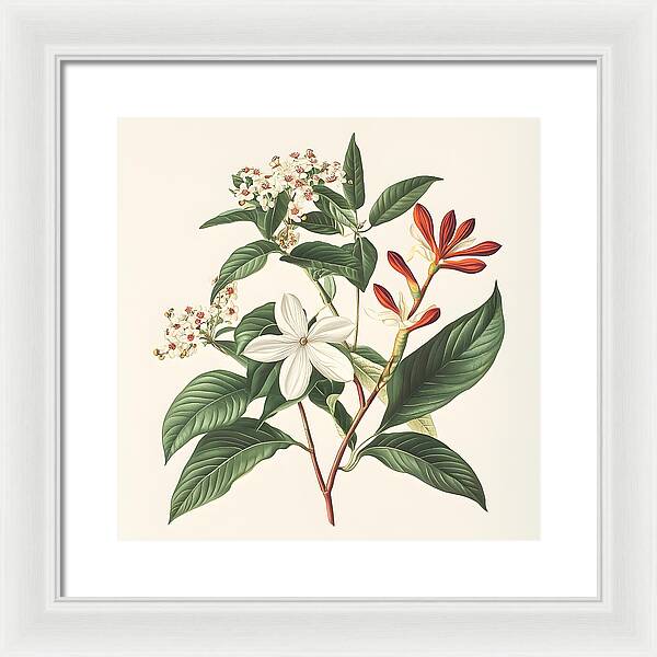 Floral Simplicity - Framed Print