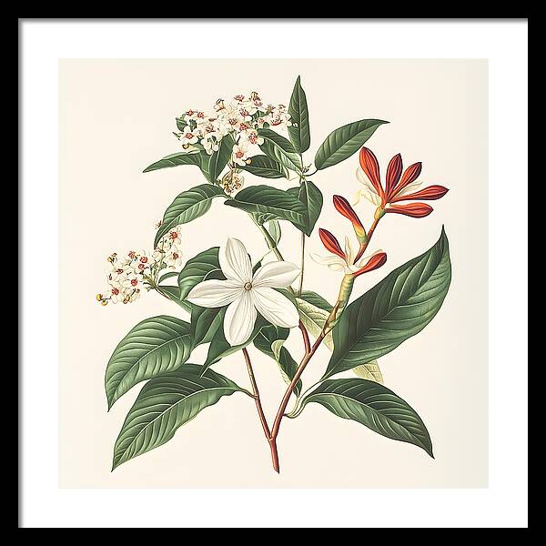 Floral Simplicity - Framed Print