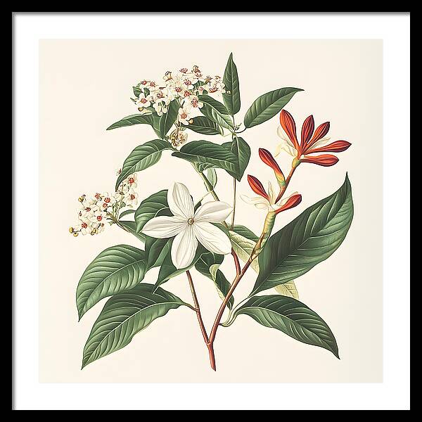 Floral Simplicity - Framed Print