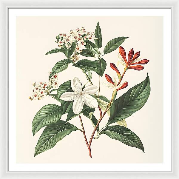 Floral Simplicity - Framed Print