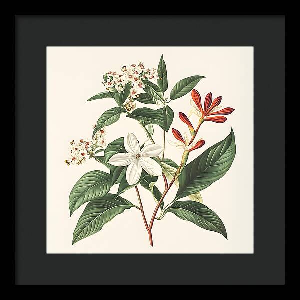 Floral Simplicity - Framed Print