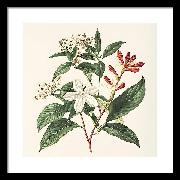 Floral Simplicity - Framed Print
